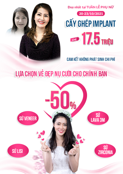 Khuyến mãi nha khoa tháng 10