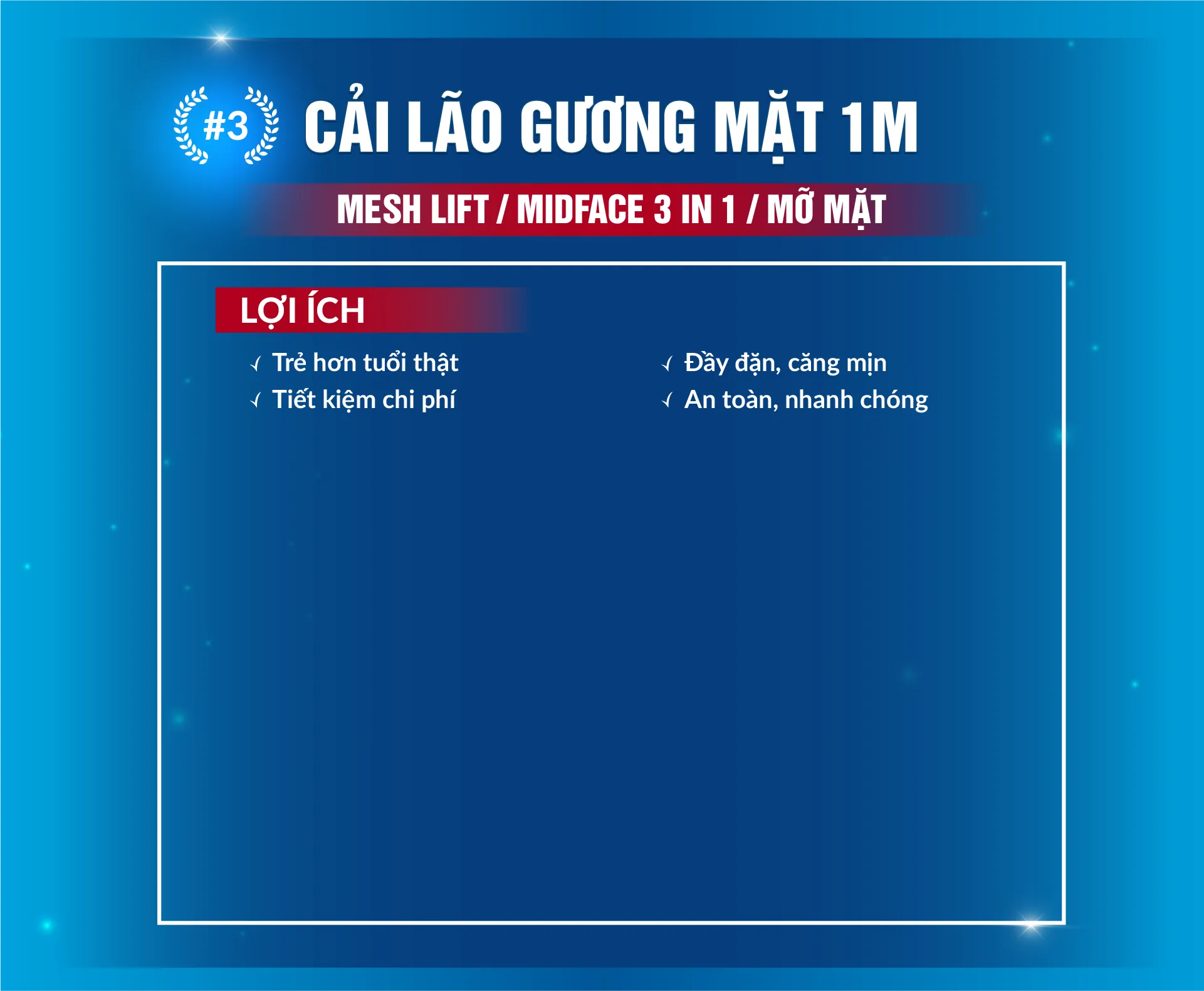 Cải Lão Gương Mặt 3M