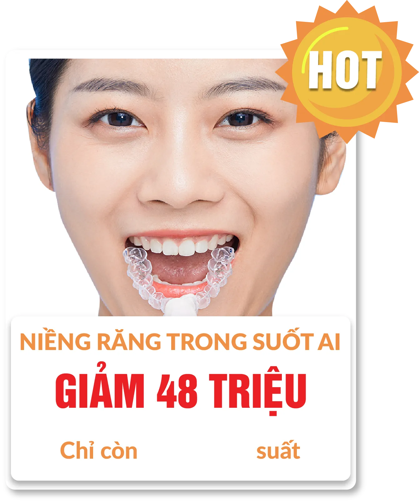 Chào Hè Cùng Niền Răng Trong Suốt AI