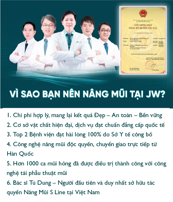 Tại sao nên chọn nâng mũi ở JW