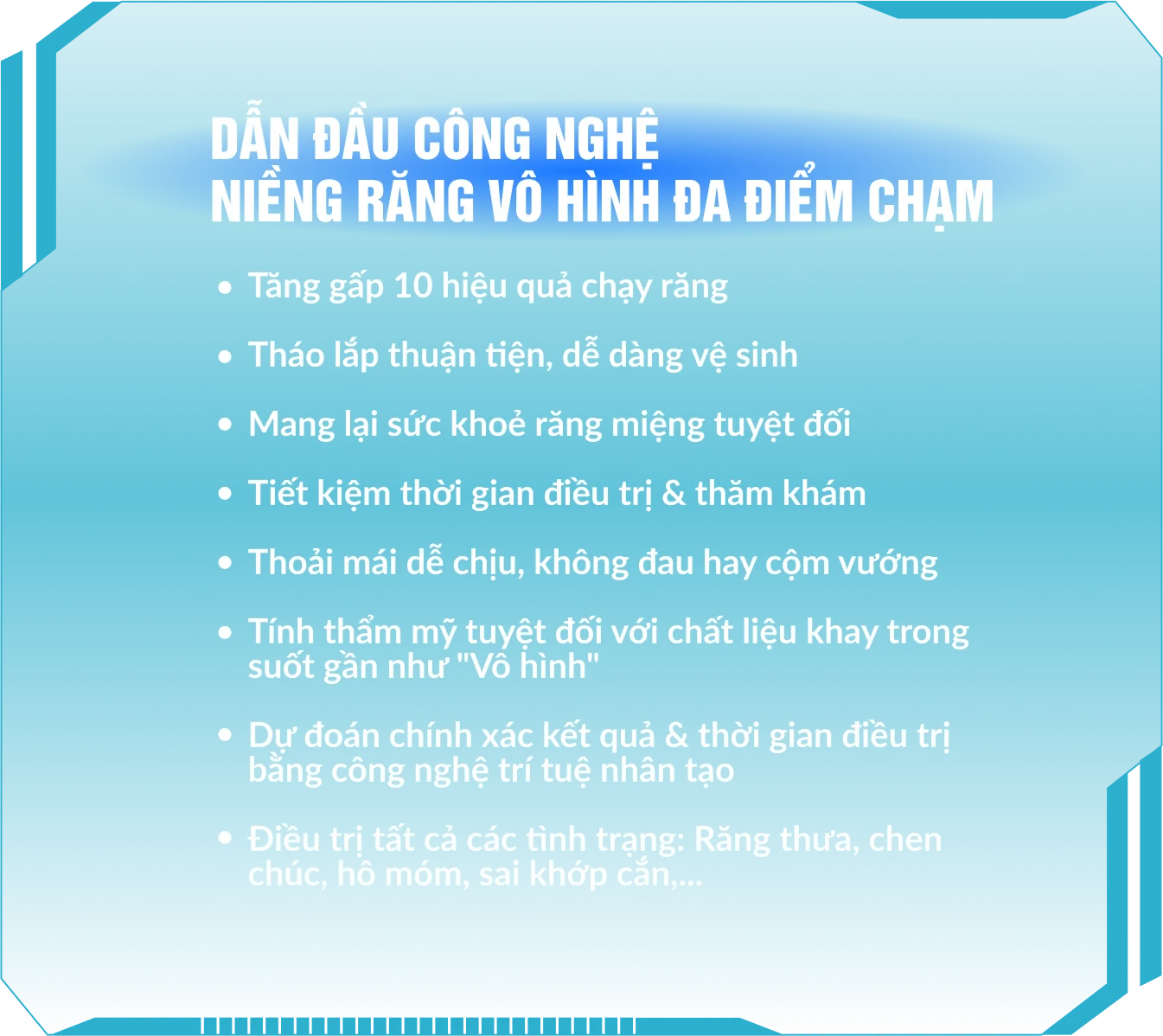 Niền răng trong suốt AI