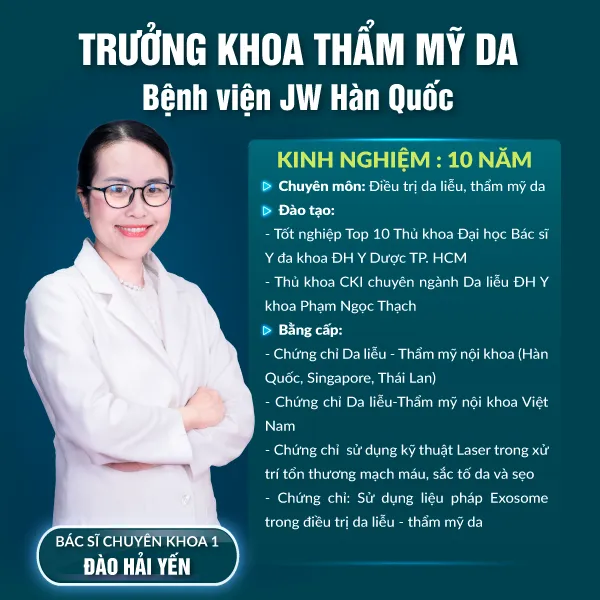 Trưởng khoa thẩm mỹ da