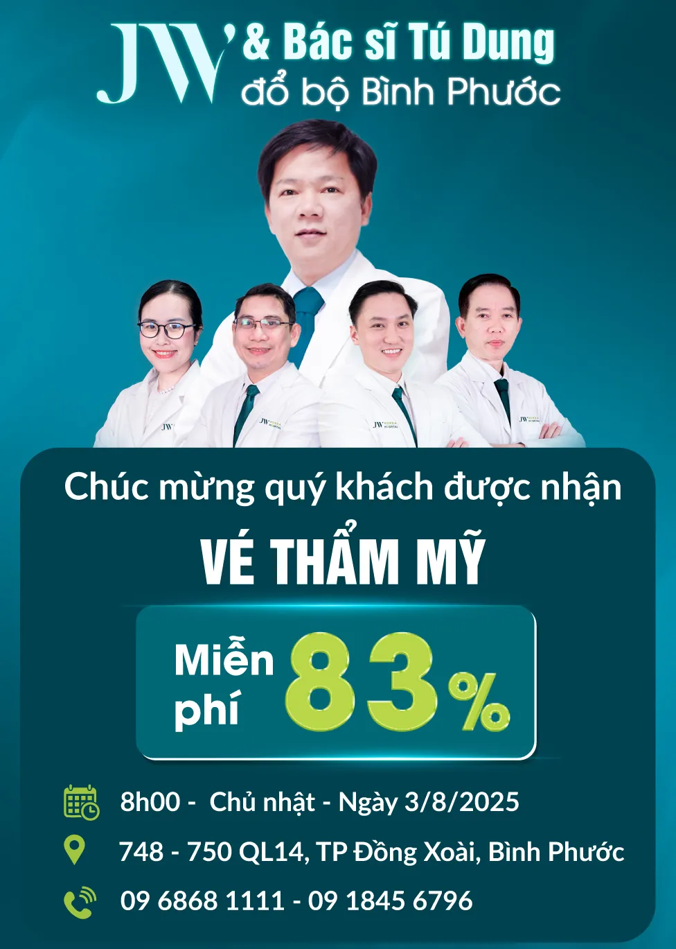 Banner đăng ký thành công JW Bình Phước 2025 - Mobile