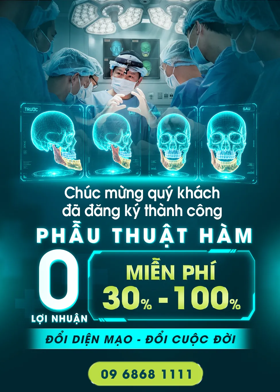 Banner đăng ký thành công Phủ trắng răng 2026 - Mobile