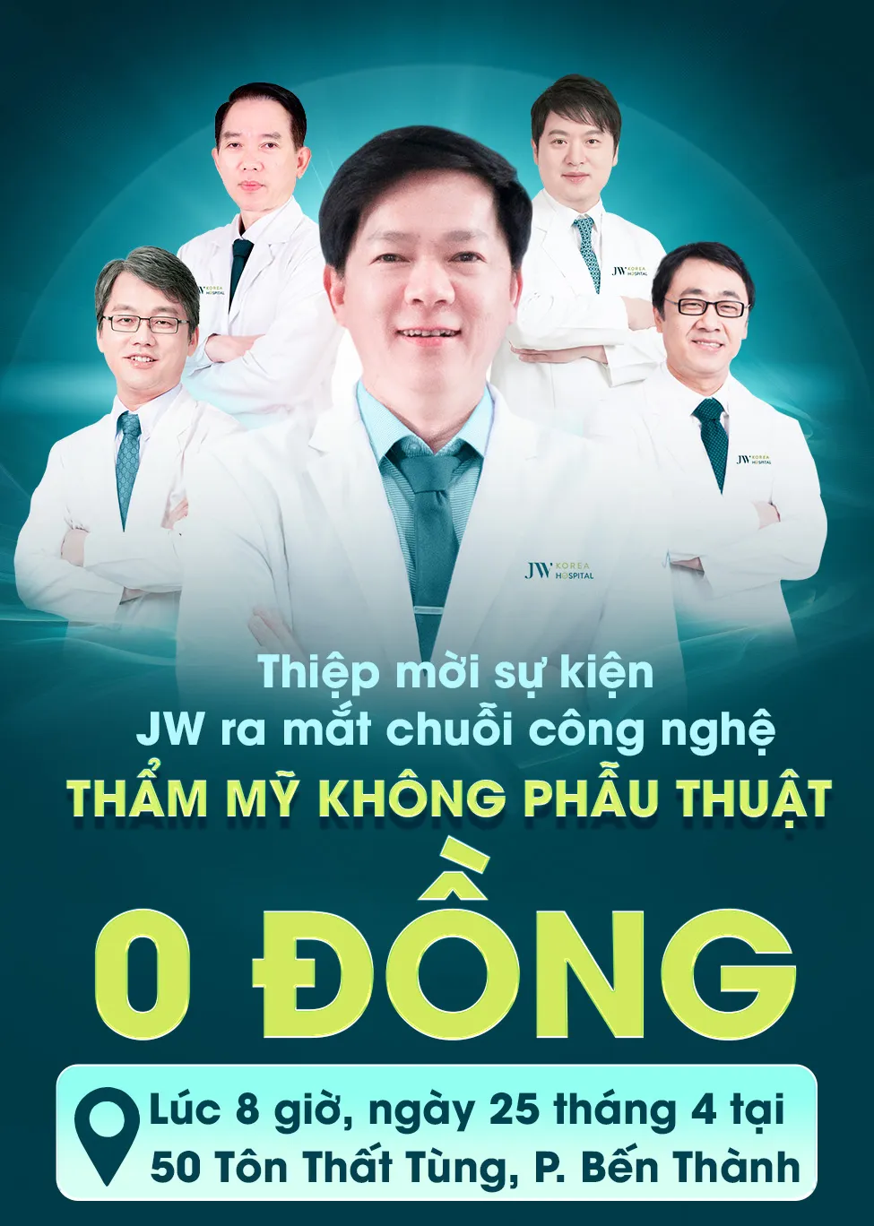 Thư mời cám ơn khách hàng đăng ký sự kiện Thẩm mỹ không phẩu thuật 2026