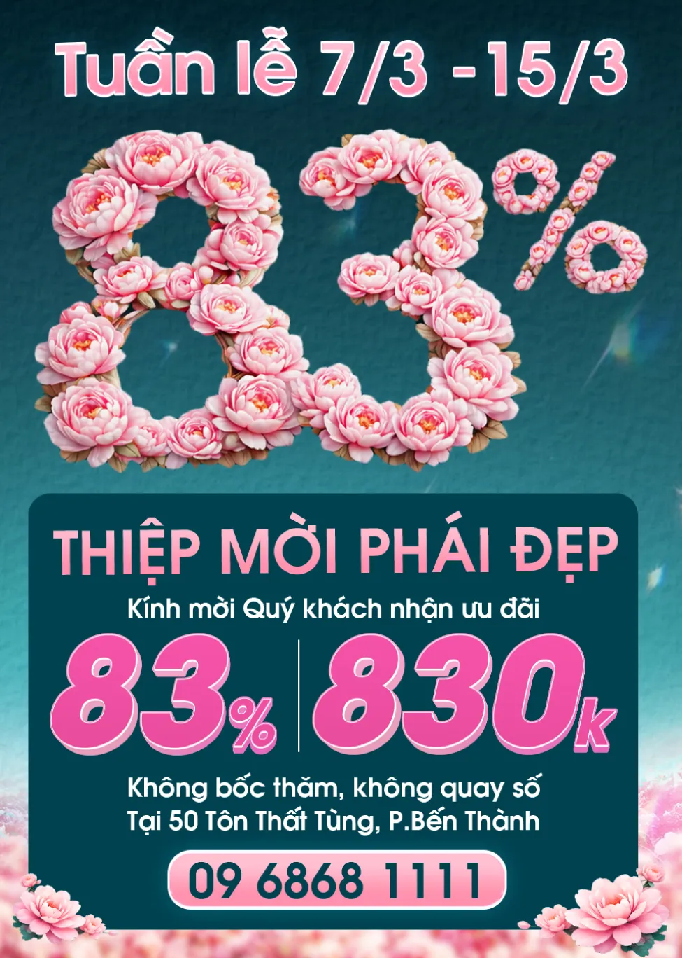 Banner đăng ký thành công Tháng Phái Đẹp 2026 - Mobile