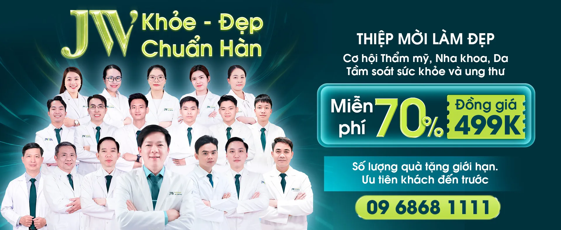 Thư mời cám ơn khách hàng đăng ký sự kiện sinh nhật Bệnh viện JW 26 năm