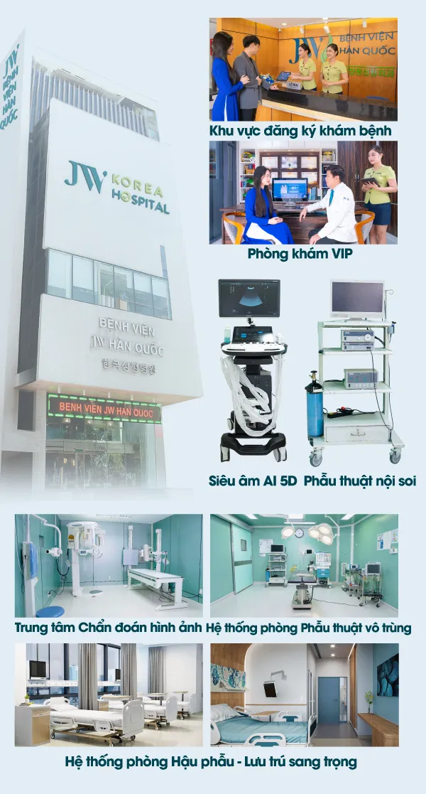 Hình ảnh cơ sở vật chất bệnh viện JW