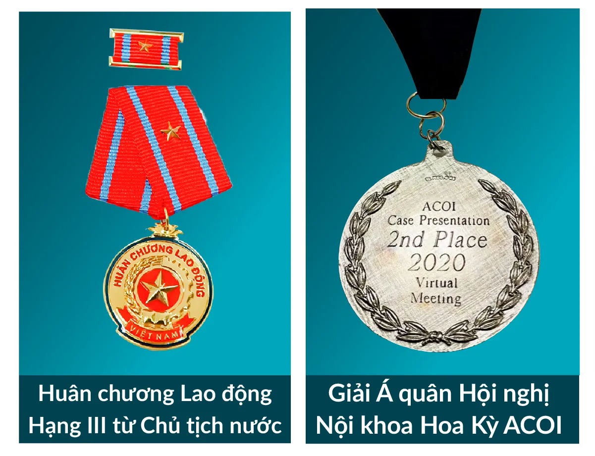 Hình ảnh huân chương Bệnh viện JW Hàn Quốc