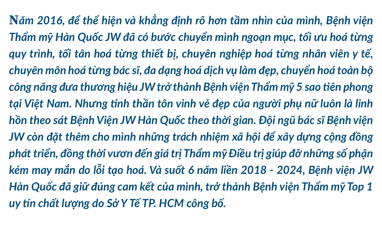 Ý nghĩa Logo Bệnh Viện JW Hàn Quốc