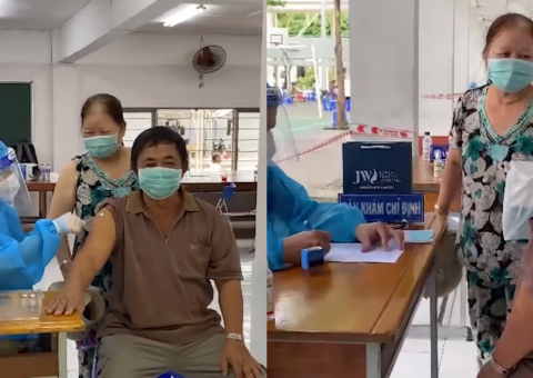 Hơn cả yêu, nghĩa tình được dâng cao hết thảy trong đợt tiêm vaccine covid-19