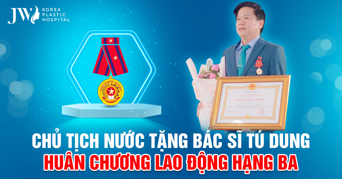 Chủ tịch nước tặng Huân chương Lao động hạng ba cho Bác sĩ Tú Dung