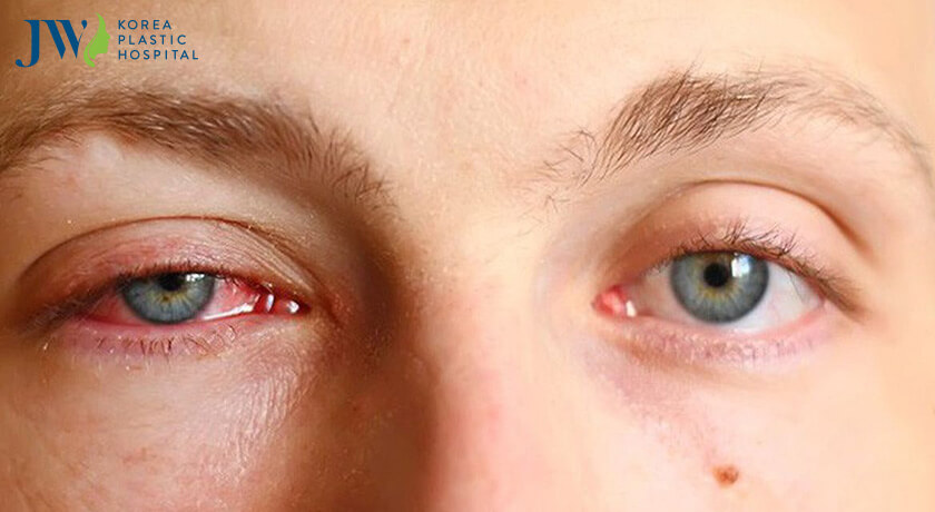 nạn nhân biến chứng sau khi lấy mỡ bọng mắt