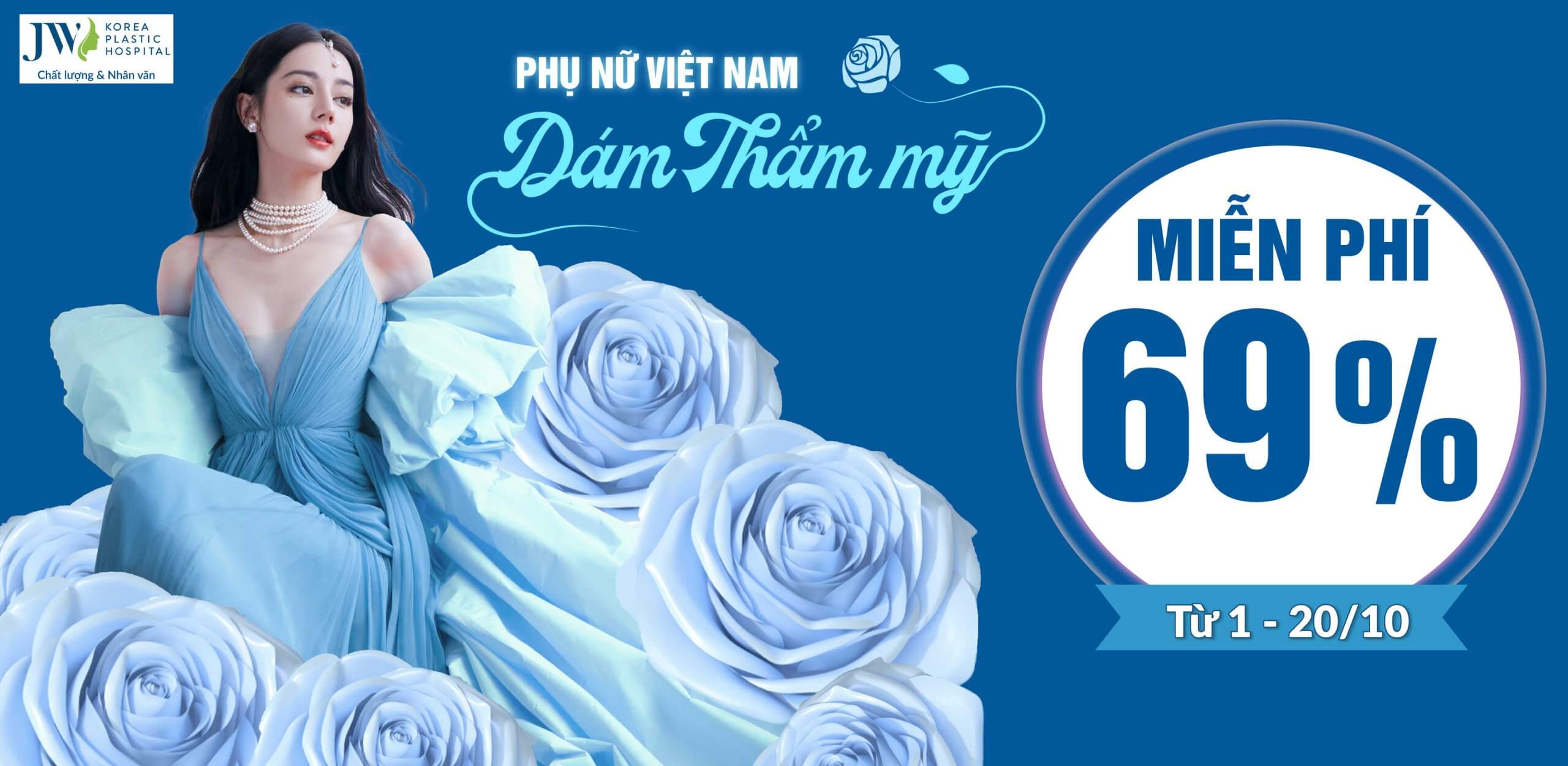 Bệnh viện JW khuyến mãi tưng bừng – Chào mừng ngày Phụ nữ Việt Nam 
