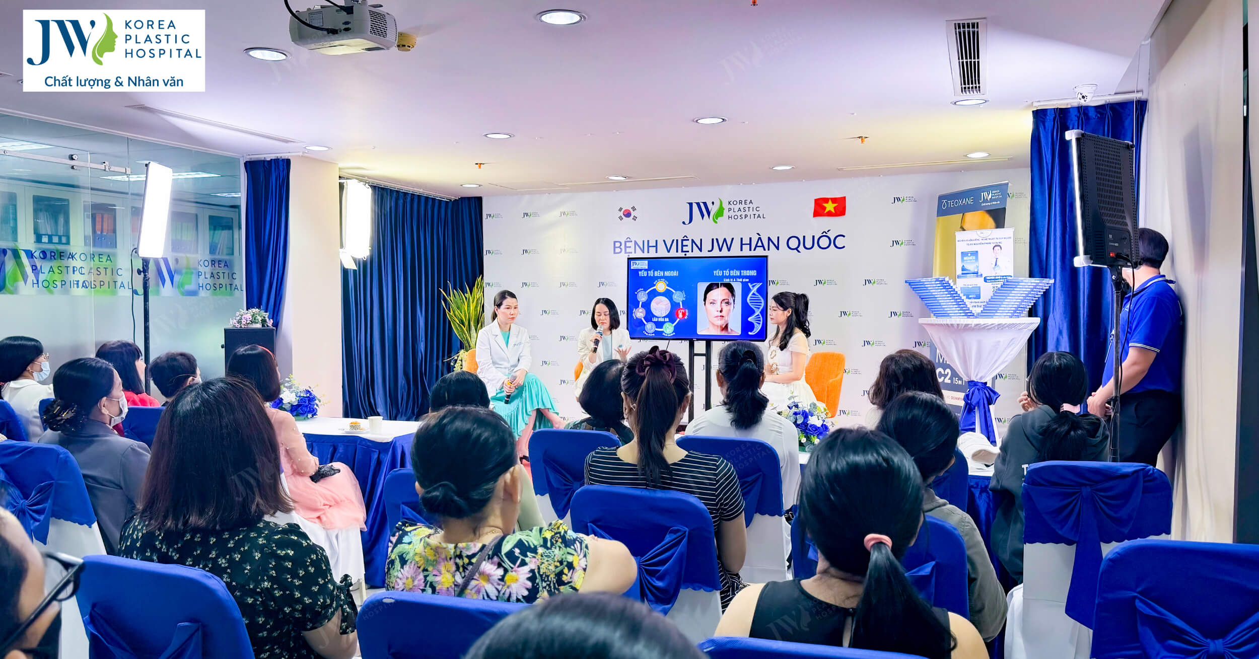 Hơn 1.000 khách hàng ùn ùn kéo đến Bệnh viện JW tham gia Hội thảo Làm đẹp 0 đồng