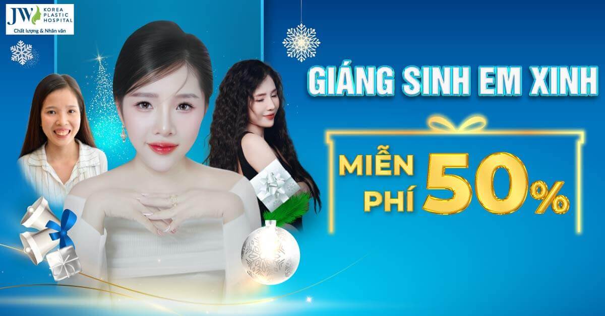 Bệnh viện JW ưu đãi Miễn phí 69% Làm đẹp – Chúc mừng Giáng sinh 