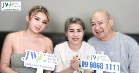 Gia đình Việt kiều Mỹ đến Bệnh viện JW phẫu thuật thẩm mỹ