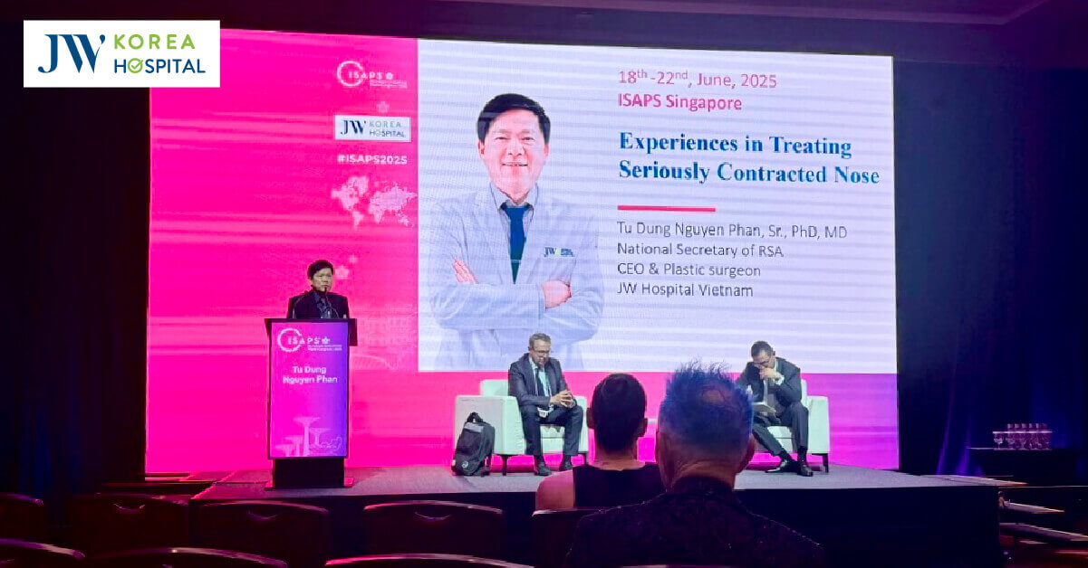 Bác sĩ Tú Dung gây ấn tượng tại ISAPS 2025 với kỹ thuật tái tạo mũi co rút