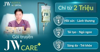 JW Care+: Liệu trình truyền phục hồi, trẻ hóa và tái tạo năng lượng toàn diện