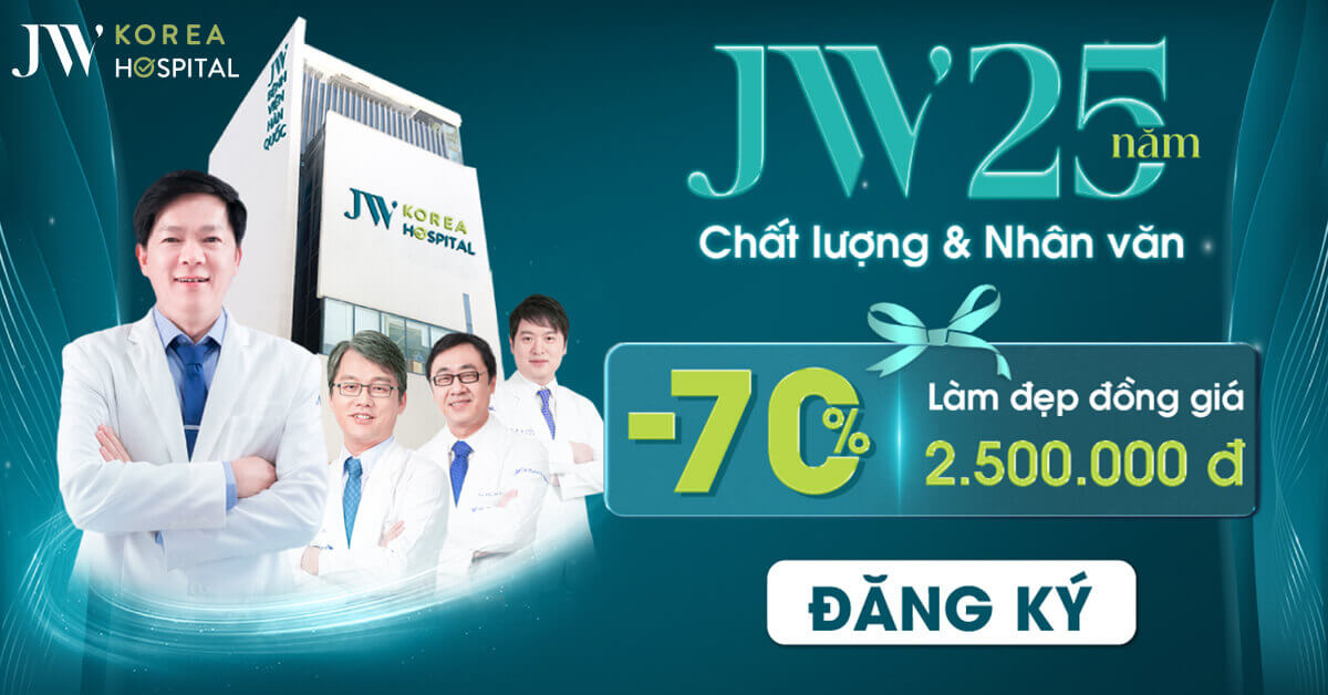 Mừng JW 25 năm, tặng 2000 suất làm đẹp ưu đãi đến 70%