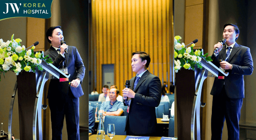 bác sĩ Hải báo cáo kỹ thuật khẩu cố định tại hội nghị HPASS 2025