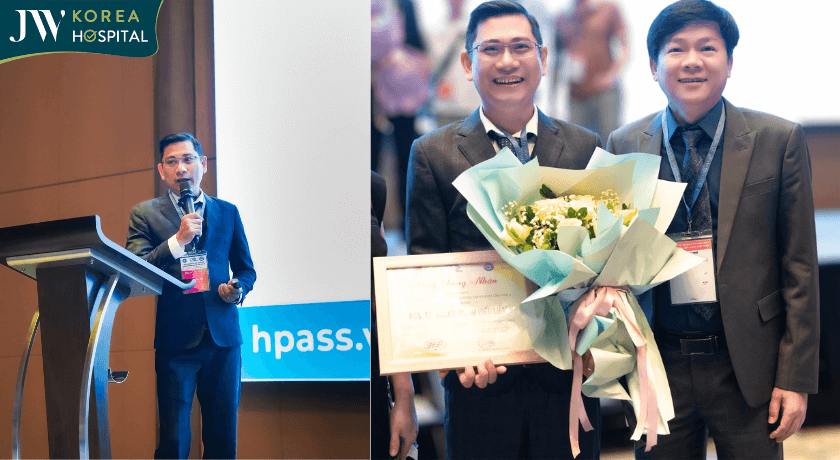 bác sĩ Tú Dung và bác sĩ Tín bệnh viện JW