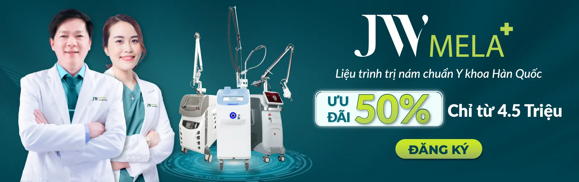 JW ưu đãi liệu trình JW Mela+