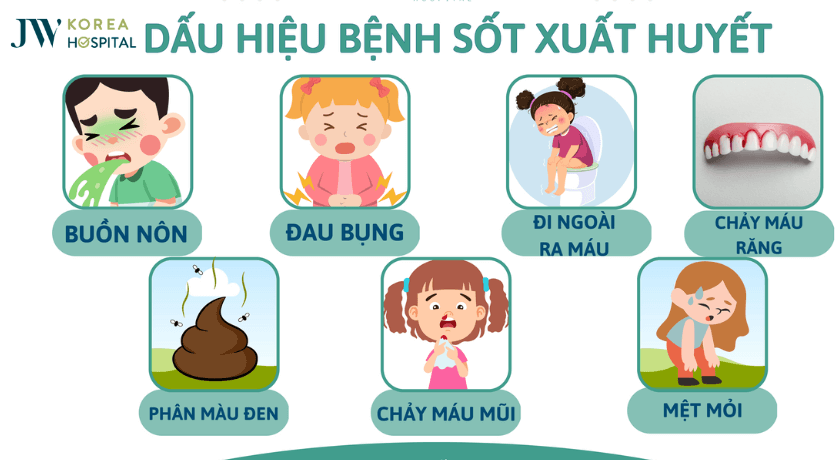 dấu hiệu sốt xuất huyết