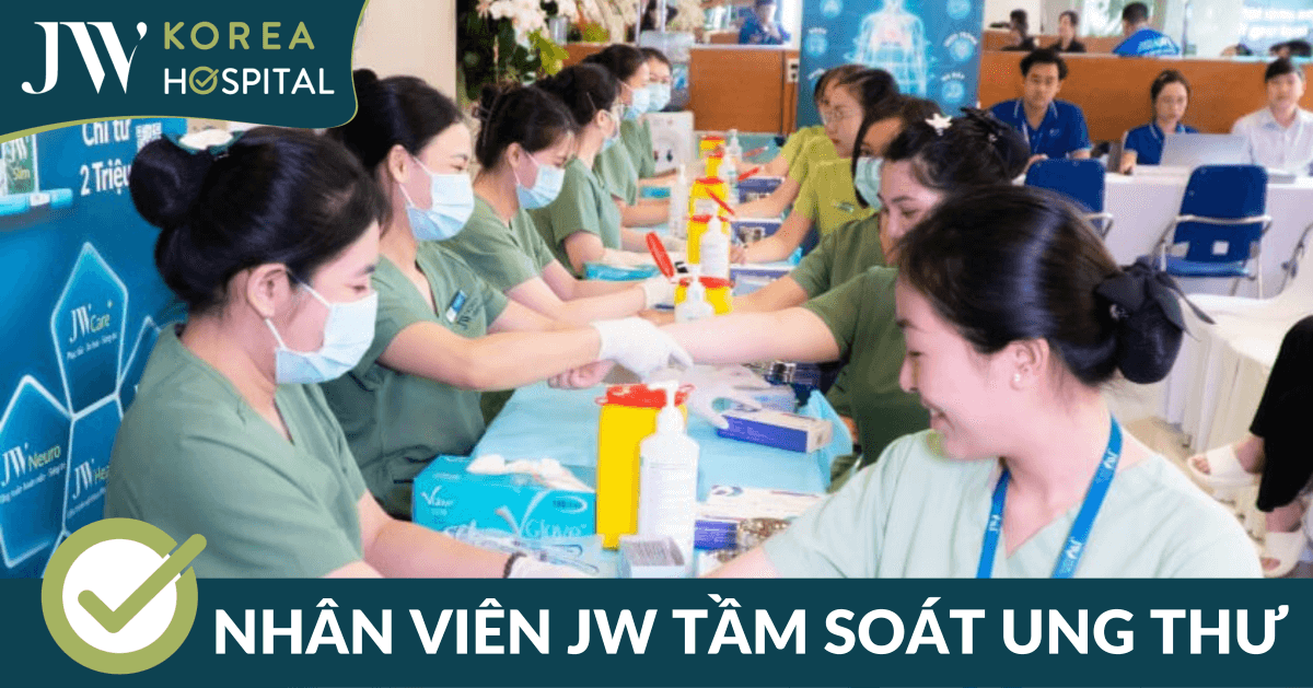 Bệnh viện JW chi 2 tỷ đồng tầm soát ung thư ctDNA cho hàng trăm nhân viên