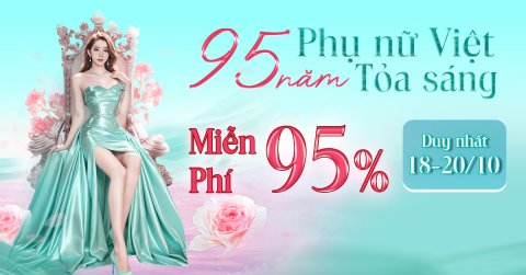 JW ưu đãi đến 95% nhân dịp kỷ niệm “95 năm phụ nữ Việt tỏa sáng”