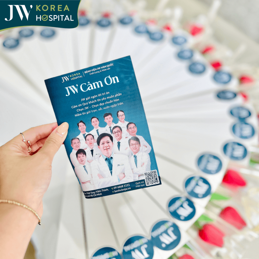Thư cảm ơn của bệnh viện JW gửi đến các khách hàng như 1 lời tri ân đặc biệt 