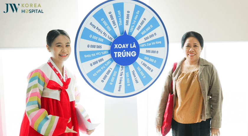 vòng xoay may mắn nhận thêm ưu đãi giảm giá