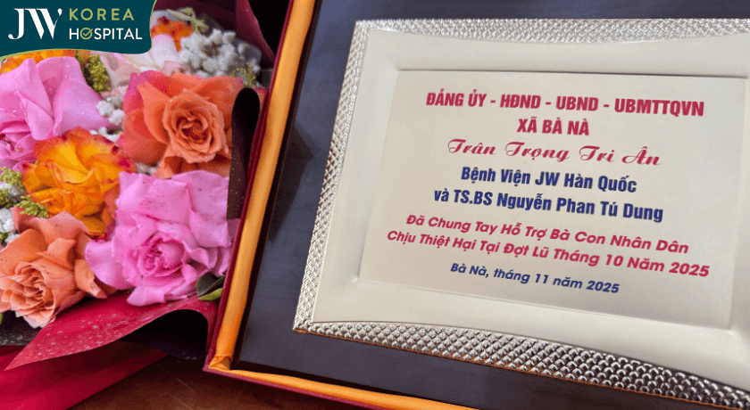 bằng khen ủy ban xã bà nà trao tặng bác sĩ Tú Dung