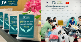 bệnh viện JW 3500 tấn gạo và 1500 phần quà an sinh