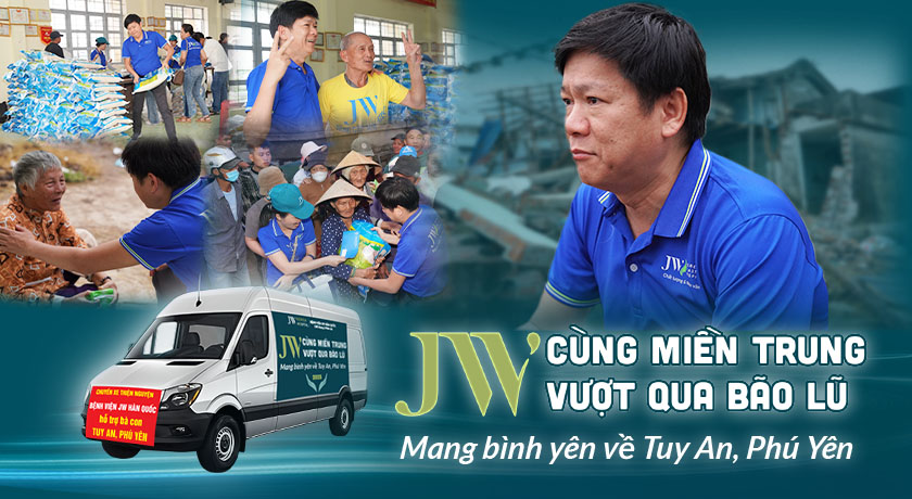 JW cùng miền Trung vượt lũ