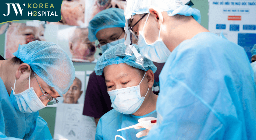 bác sĩ JW căng não phẫu thuật cắt khối u