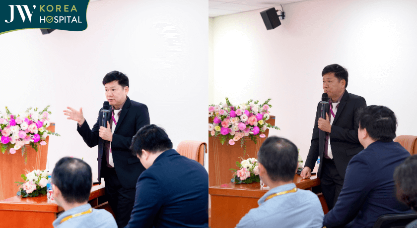 Bác sĩ Tú Dung báo cáo tại buổi hội nghị HSAPS 2025