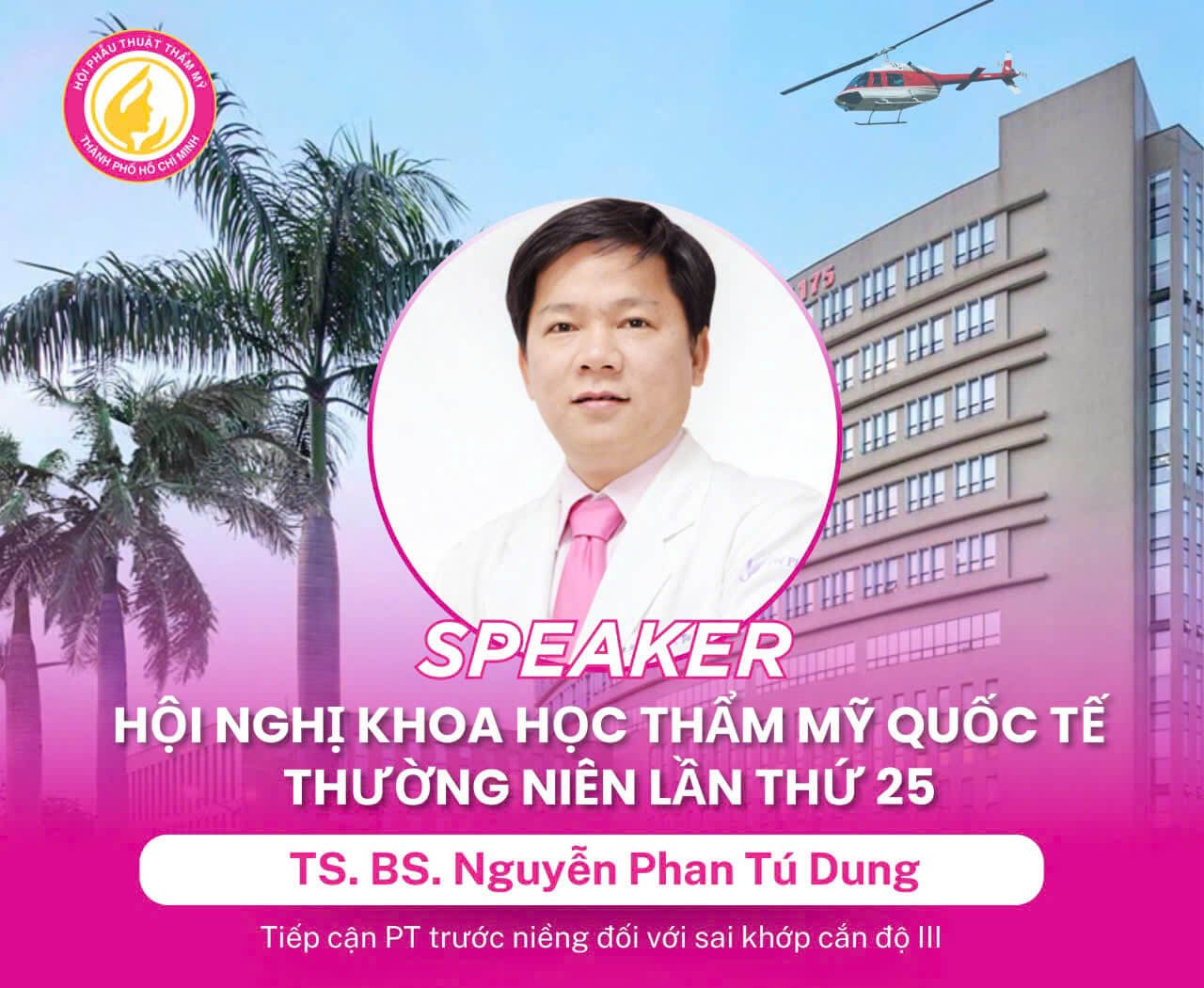 Bác sĩ Tú Dung báo cáo tại hội nghị HSAPS 2025