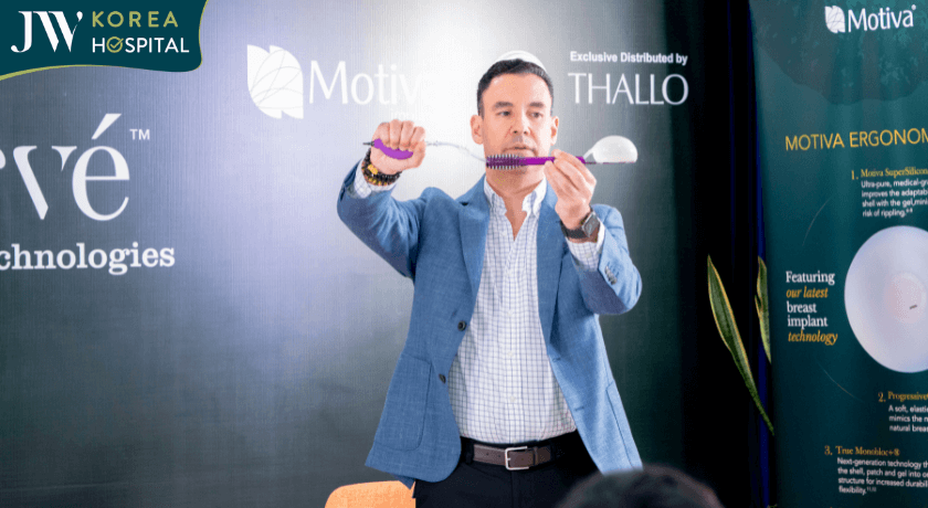 cách đặt túi ngực của nâng ngực Preservé motiva