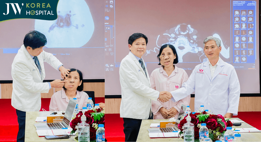 cô màng khối u biến dạng khuôn mặt