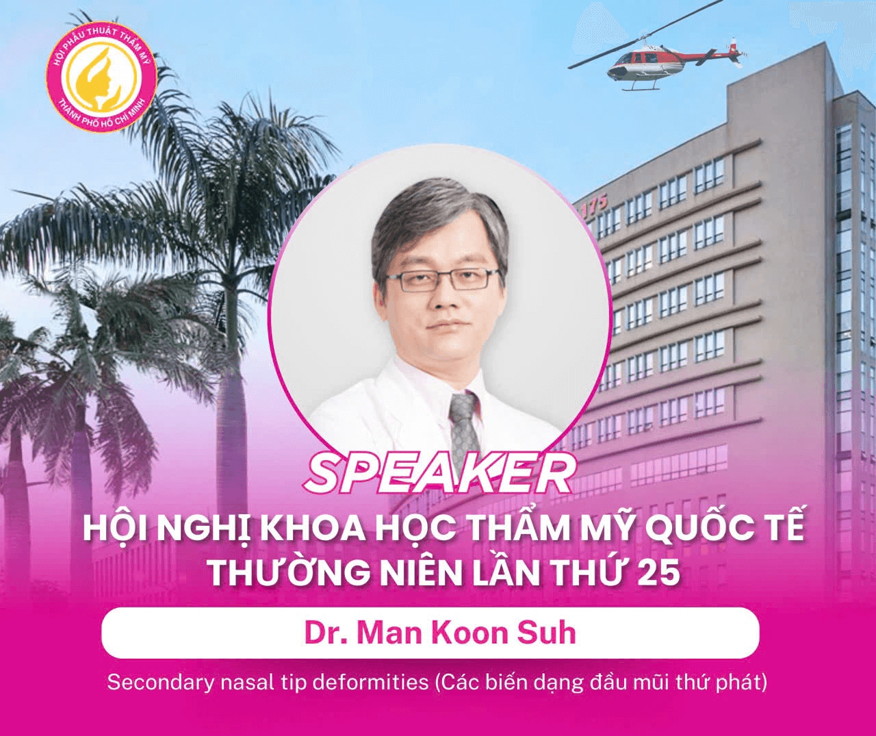 Dr Man Koon Suh tham dự hội nghị thẩm mỹ 2025