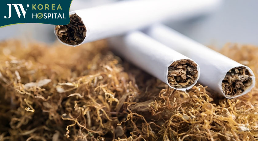 Thuốc lá chứa nicotine gây nghiện cho người sử dụng