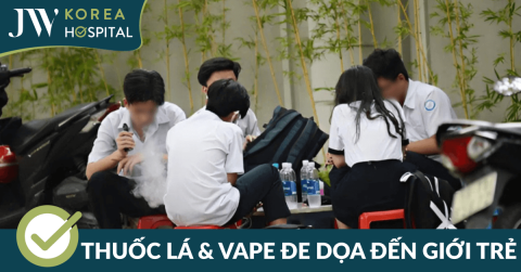 Thuốc lá và vape: Mối đe dọa sức khỏe với trẻ em và thanh thiếu niên