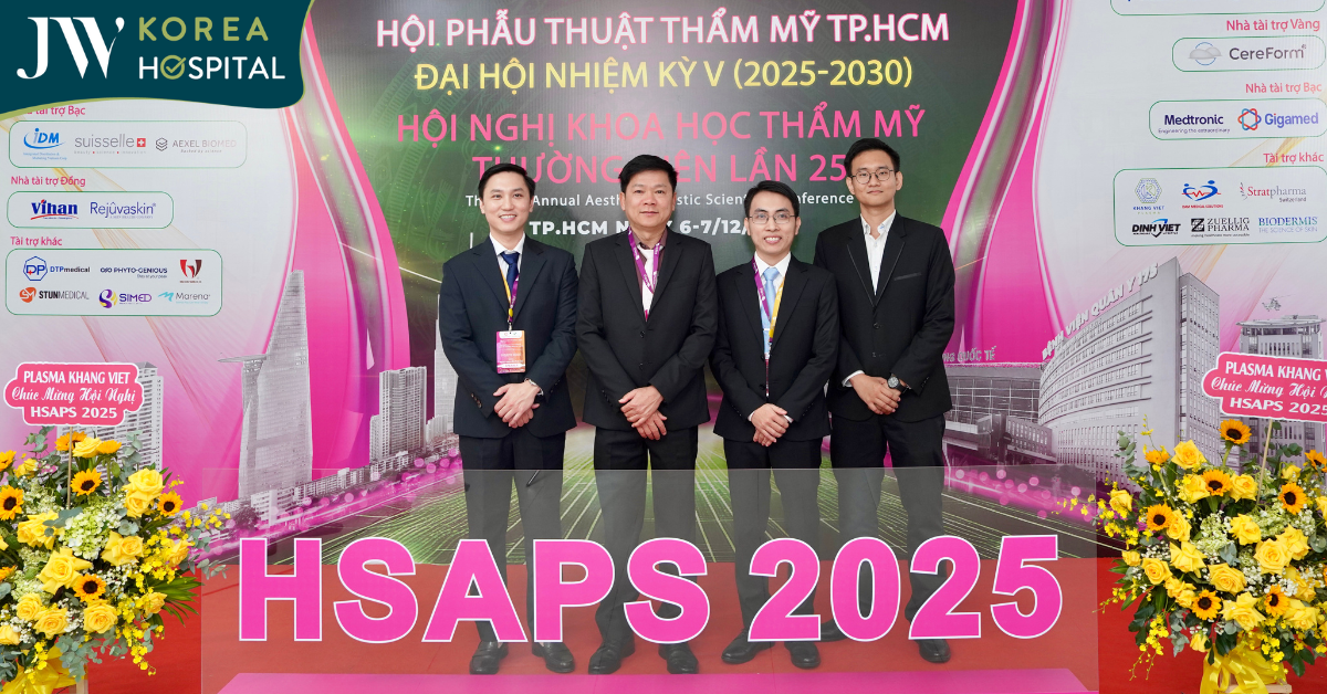 Tứ trụ Bệnh viện JW gây bùng nổ hội nghị thẩm mỹ lớn nhất HSAPS TP.HCM