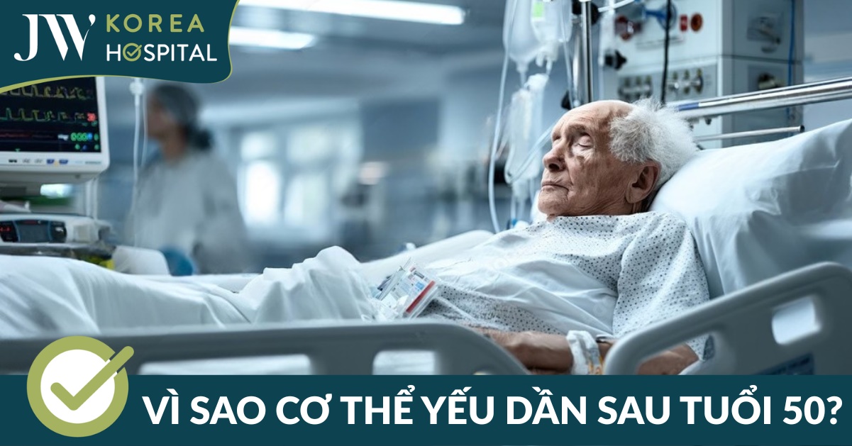 Vì sao cơ thể yếu dần sau 50 tuổi dù không bệnh tật?