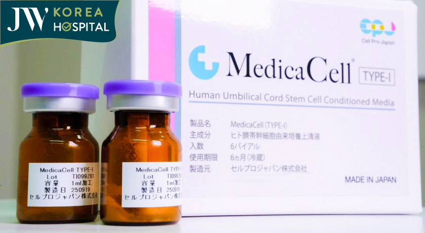 Nền tảng sinh học được ứng dụng trong liệu trình JW Wellness là huyết tương tế bào gốc người MedicaCell TYPE-I