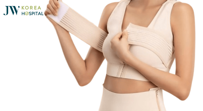 Áo định hình sau khi Nâng ngực tại Bệnh viện JW