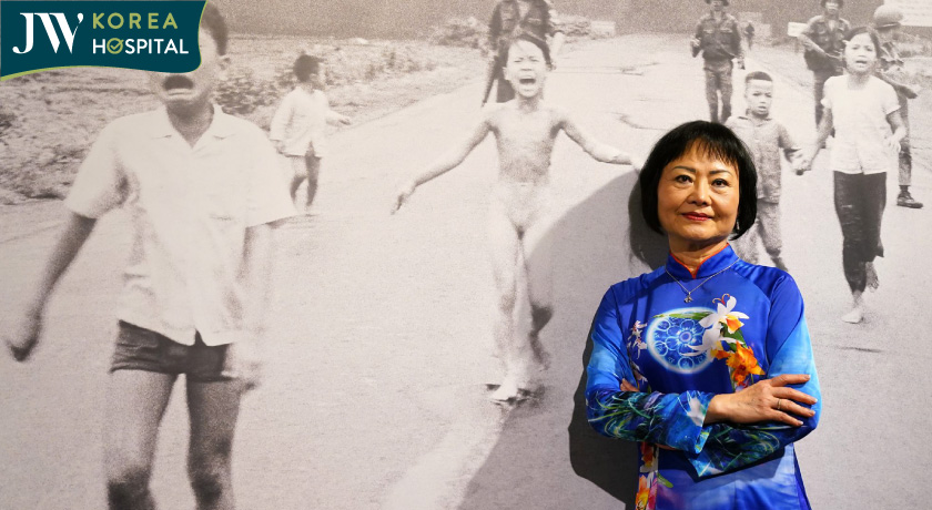 Chân dung của em bé Napalm Phan Thị Kim Phúc