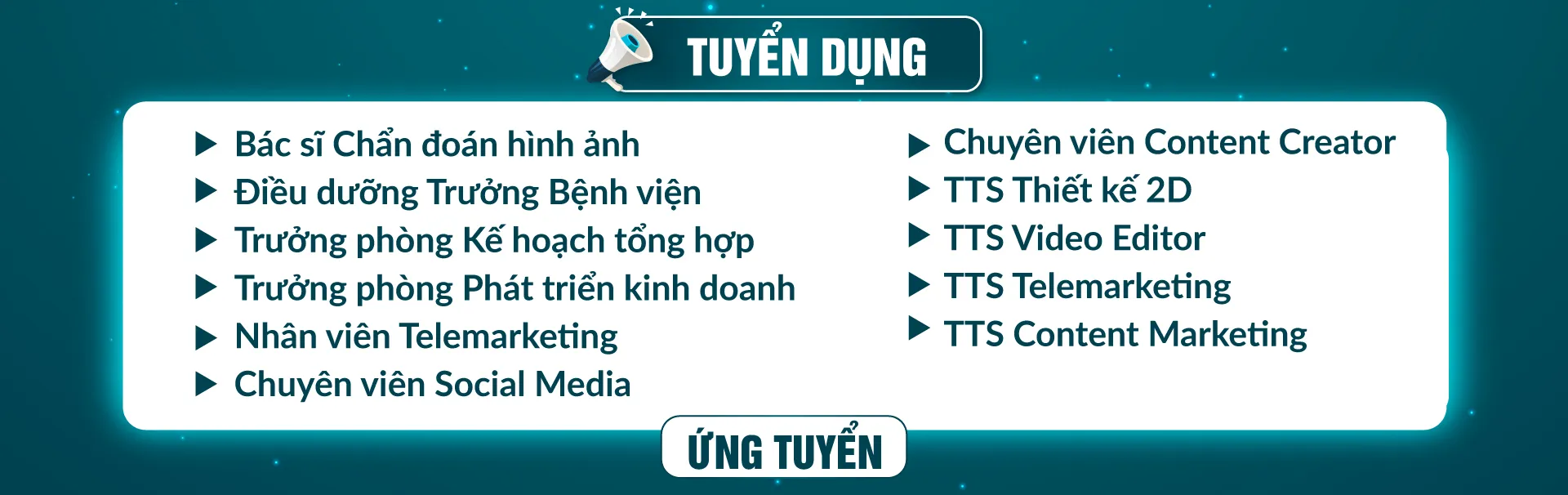 Tuyển dụng tháng 03 - 2026