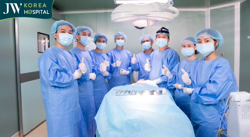 Phòng phẫu thuật tại Bệnh viện JW Hàn Quốc